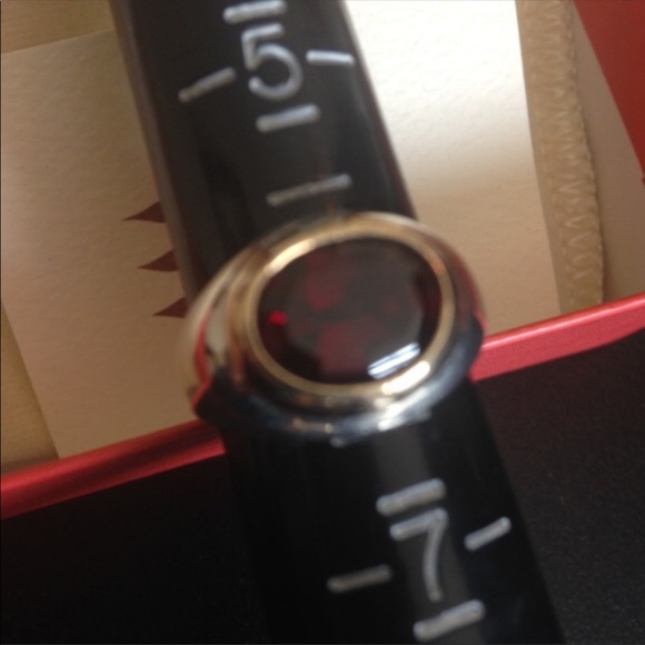 James Avery 14k and sterling garnet ring - Picture 1 of 3
